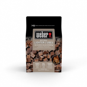 Cubes allume feux bruns - Weber - Boîte de 48 