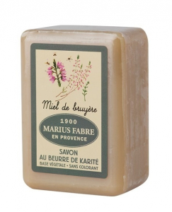 Savonnette beurre de karité, miel de Bruyère - Marius Fabre - 150 g