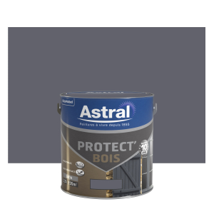 Peinture protect'Bois - Astral - Satin - Gris minerai - 2.5 L 