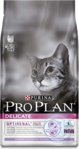 Croquette pour chats adults delicate Optirenal - Proplan - dinde - 10 kg