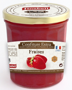 Confiture de fraises au miel - Finabeil - 375 gr