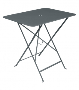 Table pliante Bistro - Fermob - 77 x 57 cm - Gris Orage