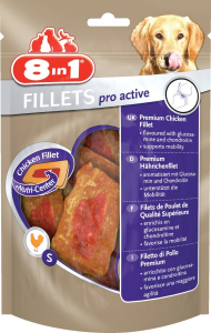 8 In 1 Fillets Pro Active S - Friandise au poulet pour chien