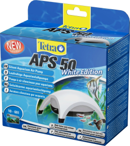 Tetra Pompe à air APS 50 White Edition - Pompe à air silencieuse blanche pour aquarium