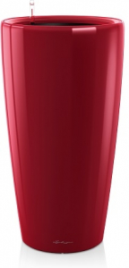 Pot Rondo Premium D 32 kit complet - Lechuza - Rouge scarlet brillant