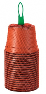 Pots ronds plastiques - Romberg & co - Ø9 - Lot de 18 