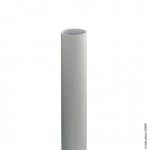 Tube de descente pour gouttière de développé 16 - GIRPI - PVC - Ø 50 mm - 2 ml - Gris