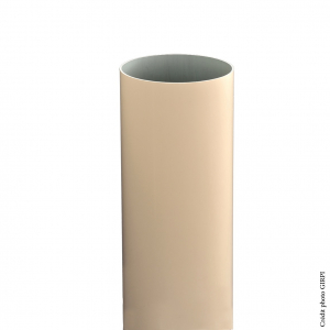 Tube de descente pour gouttière de développé 25 - GIRPI - PVC - Ø 80 mm - 4 ml - Sable