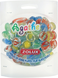 Perles de verre plates Agathe Mixte - Zolux