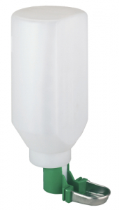 Abreuvoir pipette spécial lapins - En PVC - 8 x 8 x 18 cm - 1000 ml Kerbl