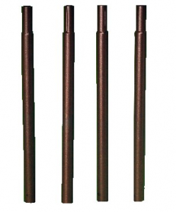 Pack 4 tubes ronds - pour pergolamétallique - fer