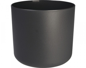 Cache-pot B.for Soft rond - Elho - gris anthracite - 22 cm