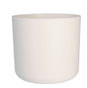 Cache-pot B.for Soft rond - Elho - blanc - 18 cm
