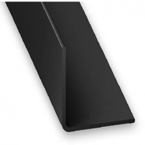 Cornière PVC noir CQFD - 20x20 L 2.6 m  