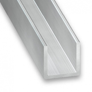 Profilé U aluminium CQFD - 15x15x1.5 L 1m  