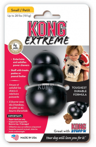 Jouet Kong Extreme à mâcher pour chien - Taille S, M et L - Noir – inooko