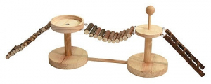 Passerelle en bois pour hamster et souris - Rongis - 60 cm