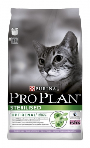 Croquettes pour chats adult Sterilised Optirenal - Proplan - Dinde - 10 kg