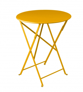 Table pliante Bistro - Fermob - Ø 60 cm - Miel