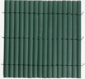 Canisse plasticane vert double face -Nortène - 1 x 3 m