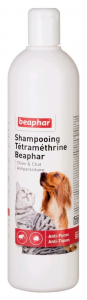 Shampooing anti-puces et anti-tiques à la tétraméthrine 500 ml - Beaphar