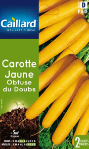 Carotte jaune Obtuse du doubs - Graines- Caillard