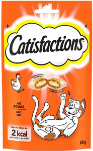 Friandises pour chats et chatons - Catisfactions - poulet - 60 gr