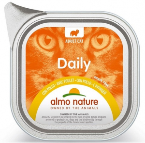 Daily mousse pour chats - Almo nature - poulet - 100 gr