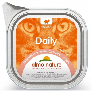 Daily mousse pour chats - Almo nature - saumon - 100 gr