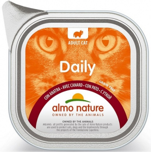 Daily mousse pour chats - Almo nature - canard - 100 gr