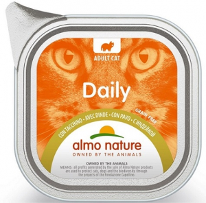 Daily mousse pour chats - Almo nature - dinde - 100 gr