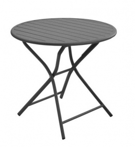 Table pliante modulaire 1/2 Rond Ø 140 cm - Gris - Tables  Extensiblesfavorable à acheter dans notre magasin