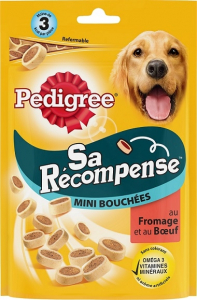 Sa récompense - minis-bouchées pour chiens - Pedigree - boeuf - 140 gr