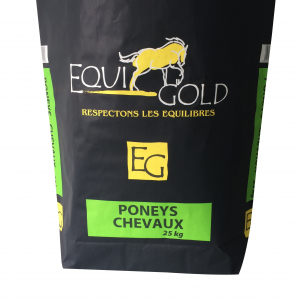 Aliment cheval en granulés Equigold Poney-Chevaux XL - Sac de 25 kg