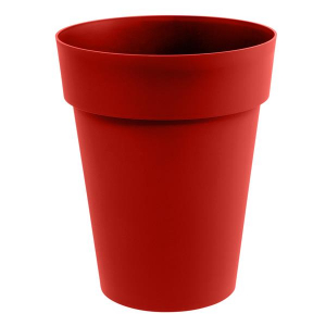 Vase mi-haut - Toscane - 50 L - Ø 44 cm - Rouge rubis 