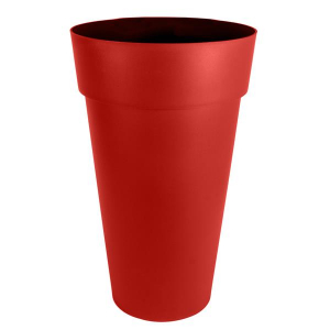 Vase haut - Toscane - XXL - 90 L - Ø 48 cm - Rouge rubis 