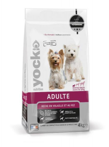 Croquettes Yock Nutrition pour chien - Petites races - 4 kg