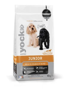 Croquettes Yock Nutrition pour chien Junior - 4 kg