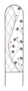 Treillis métallique Yin & Yang - 35 x150 cm - Brun
