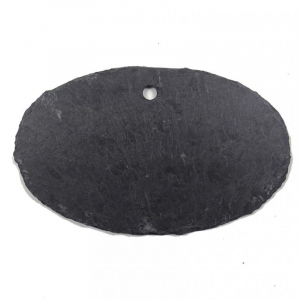 Etiquette Ardoise Ovale12 cm