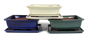 Pot basic classic rectangle - 25 cm avec plateau