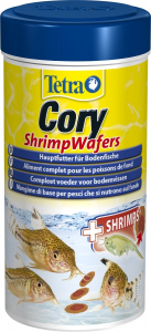Tetra Cory ShrimpWafers 250 ml - Aliment complet pour les poissons de fond