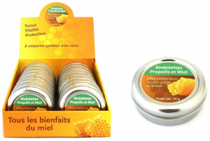 Alvéolettes propolis et miel - Finabeil - 50 gr