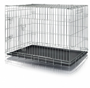 Cage de transport galvanisée - Trixie -116 x 86 x 77 cm