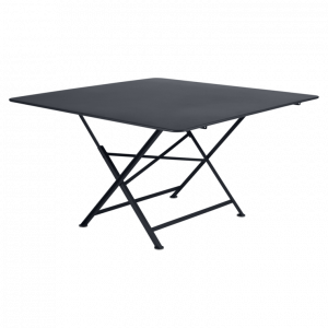 Table pliante Cargo - Fermob - 128 x 128 cm - Carbone