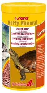 Raffy minéral nature - Sera - Pour tortues aquatiques, petits reptiles carnivore - Flacon de 1L