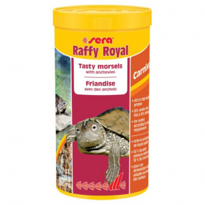 Raffy Royal nature - Sera - Pour tortues aquatiques, grands reptiles carnivoreset amphibiens - Flacon de 1L