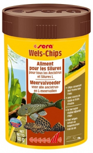 Aliment pour les silures Wels-chips - Sera - 38 gr