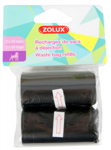 2 recharges 20 sacs à déjections - Zolux