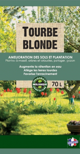 Tourbe blonde BIOLANDES PIN DECOR - 70 L 